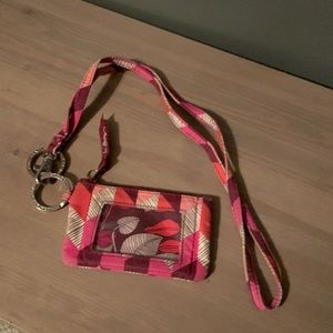 Vera Bradley lanyard, lovingly worn.